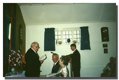 Fred Mattman presiding over a Wedding in the Church